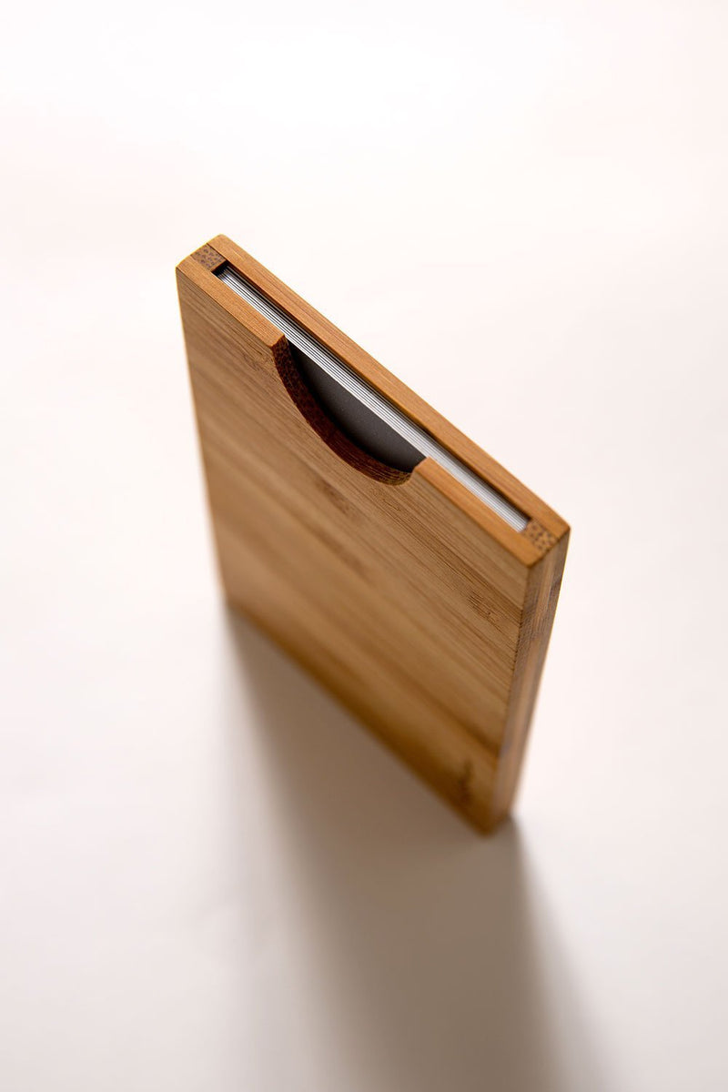 BAMBOO CARD CASE - KIBACOWORKS