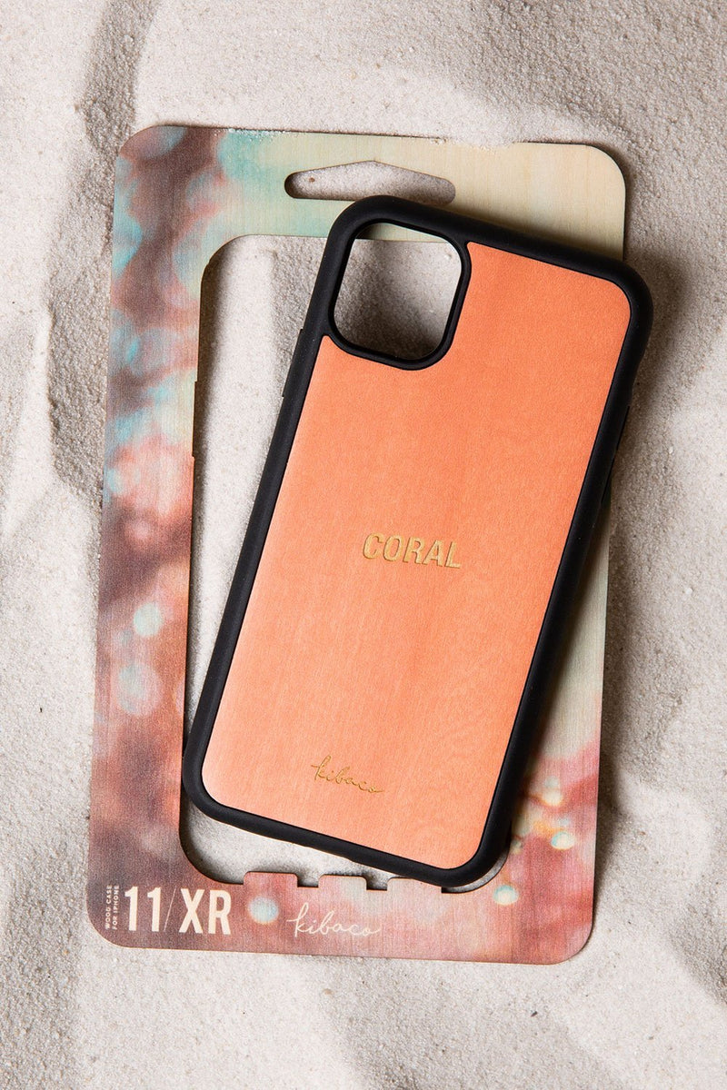 Name put wood case CORAL